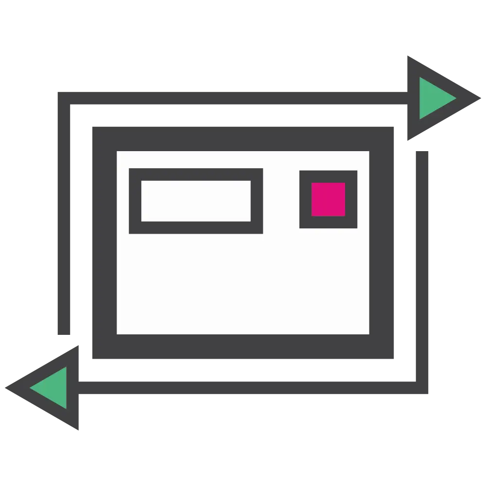 Icoon dat transactiemail symboliseert